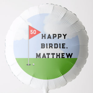 Golf Birthday Party Balloon