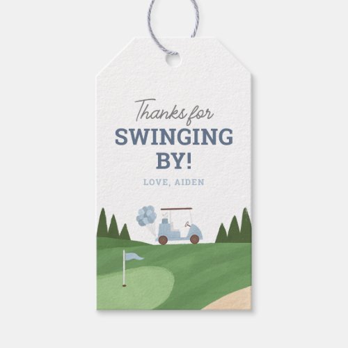 Golf Birthday Party Gift Tags