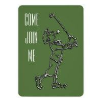 Golf Birthday Party Invitation