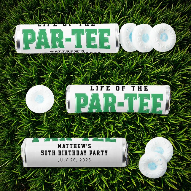 Golf Birthday Party Life of the Par Tee 50th Bday Breath Savers® Mints (Golf Birthday Party Life of the Par Tee 50th Bday Breath Savers® Mints
)