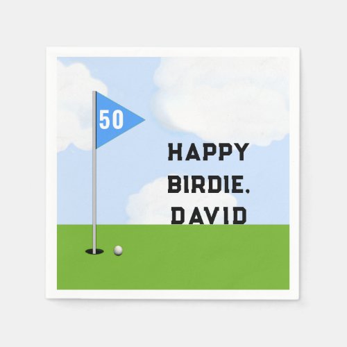 Golf Birthday Party Napkins