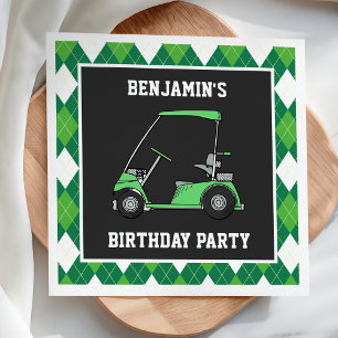 Golf Birthday Party Paper Napkins