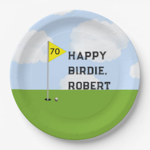 Golf Birthday Party Paper Plates
