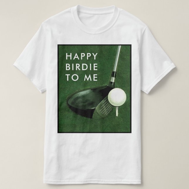 Golf Birthday T-Shirt (Design Front)