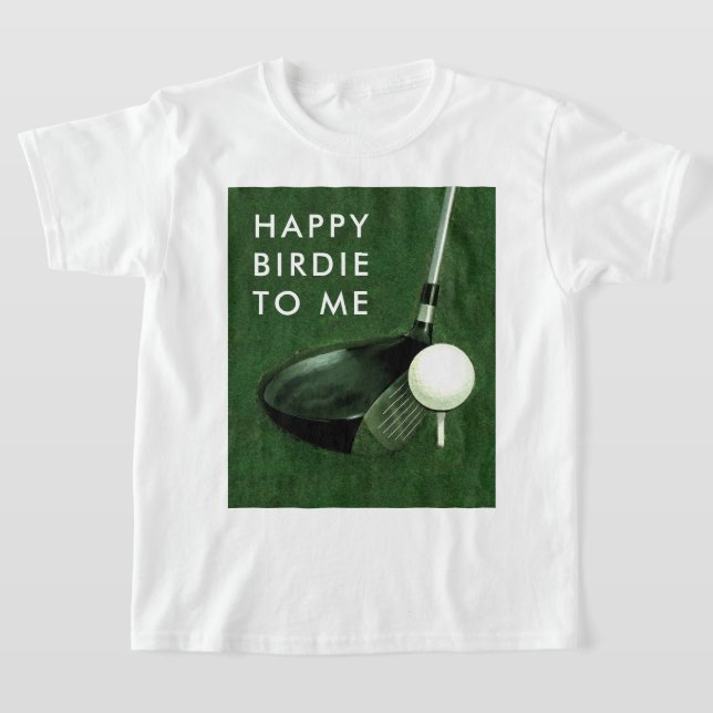 Golf Birthday T-Shirt (Laydown)