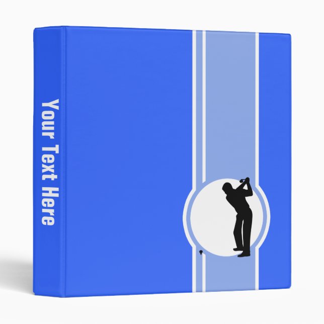 Golf; Blue Binder (Front/Spine)