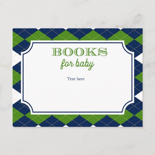 Golf Books for Baby Card