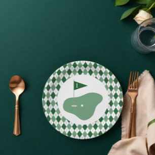 Golf Boy 1st Birthday Paper Plates