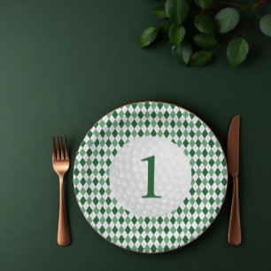 Golf Boy 1st Birthday Paper Plates