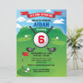 Golf Boy Birthday Par-Tee Design (Standing Front)