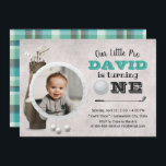 Golf Boy Future Golfer Cute Photo 1st Birthday Invitation<br><div class="desc">Golf Boy Future Golfer Cute Caddy 1st Birthday Invitations.

PS: Baby's Photo by Christian Bowen on Unsplash</div>