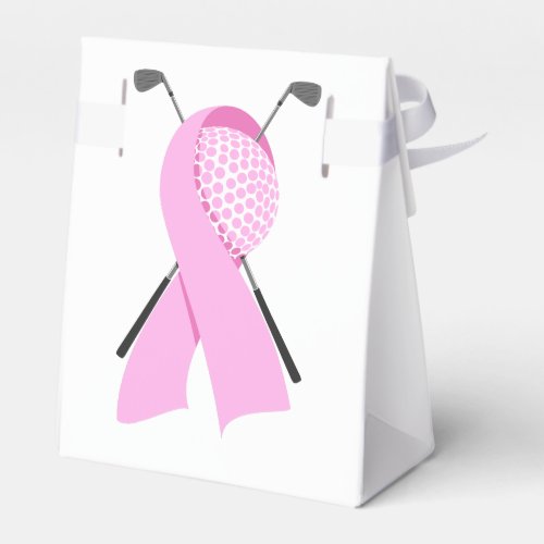 Golf Breast Cancer Awareness Favor Boxes