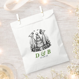 Golf Brides Wedding Favor Bag