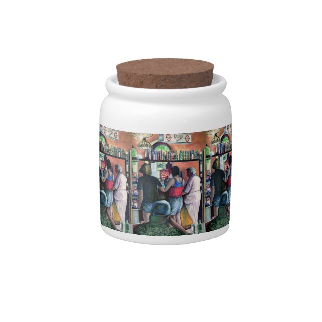 Golf Bufe, Budapest Candy Jar (Front)