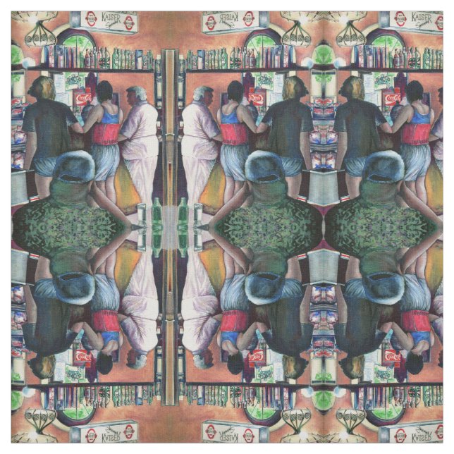 Golf Buffe, Budapest Fabric (Swatch)