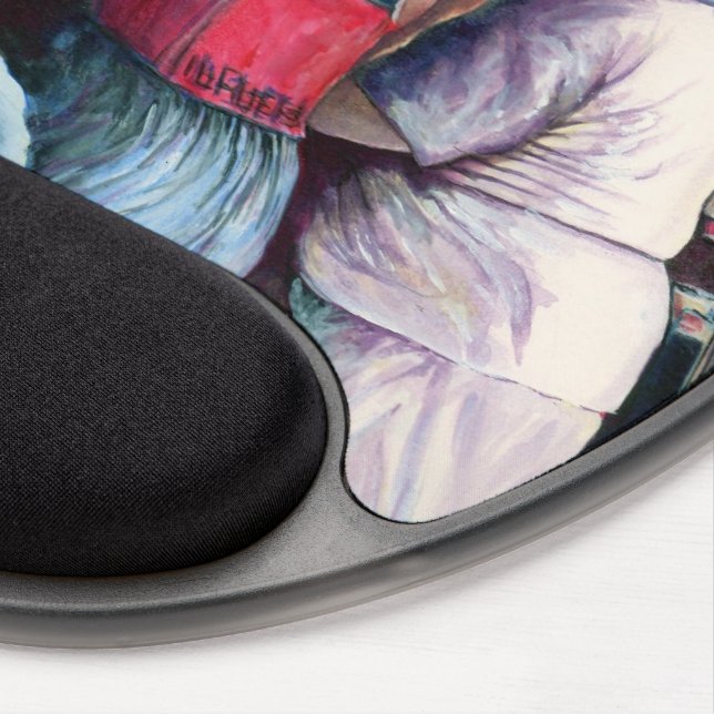 Golf Buffe, Budapest Gel Mouse Pad (Right Side)