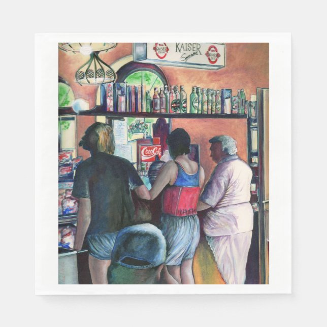 Golf Buffe, Budapest Napkins (Front)