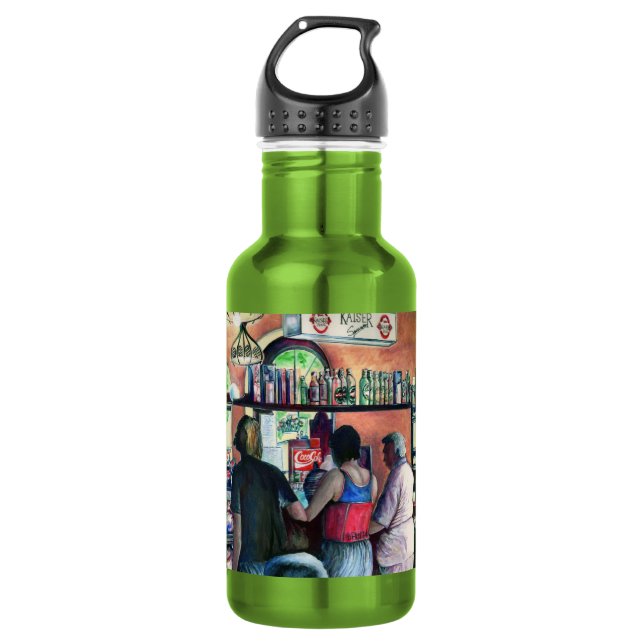 Golf Buffe, Budapest Stainless Steel Water Bottle (Front)