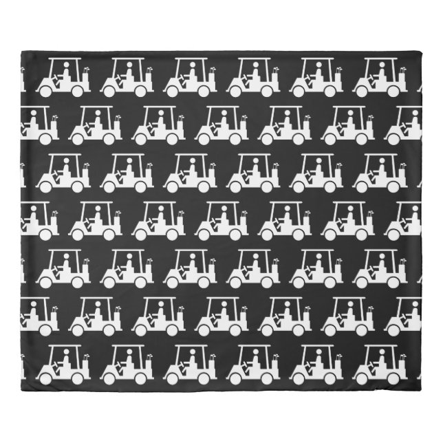 Golf Buggy Duvet Cover (Front)