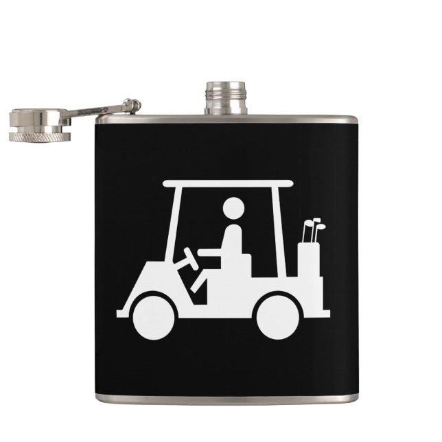 Golf Buggy Flask (Opened)