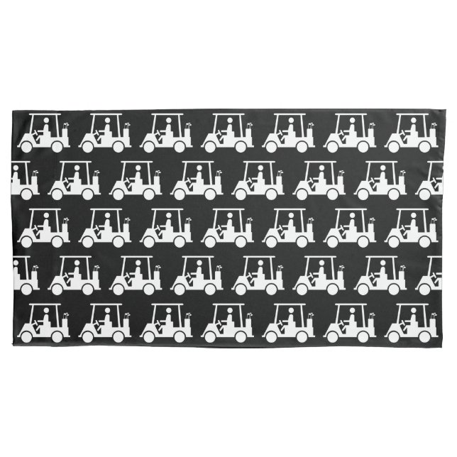 Golf Buggy Pillow Case (Front-Left)