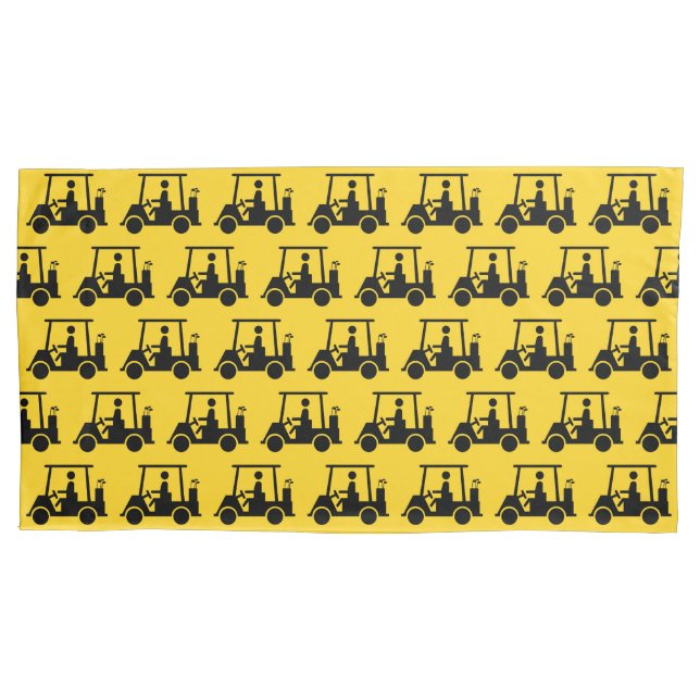 Golf Buggy Pillow Case (Front-Left)