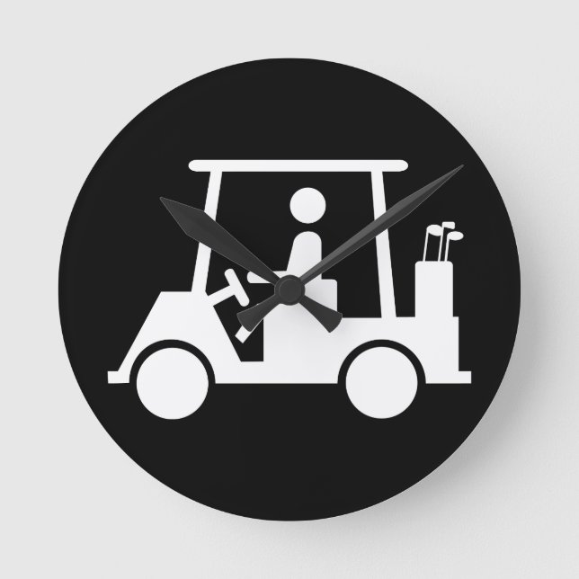 Golf Buggy Round Clock (Front)