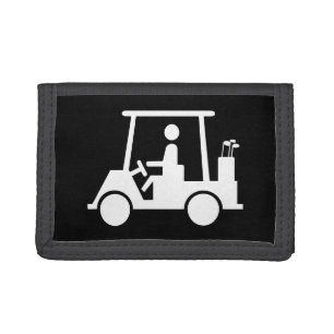 Golf Buggy Tri-fold Wallet