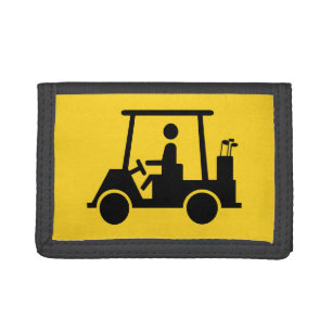 Golf Buggy Trifold Wallet