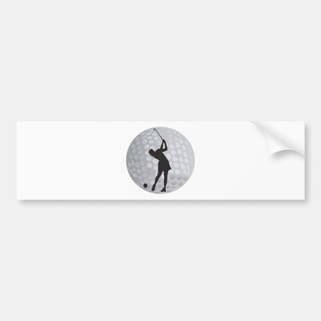 Golf Bumper Sticker (Front)