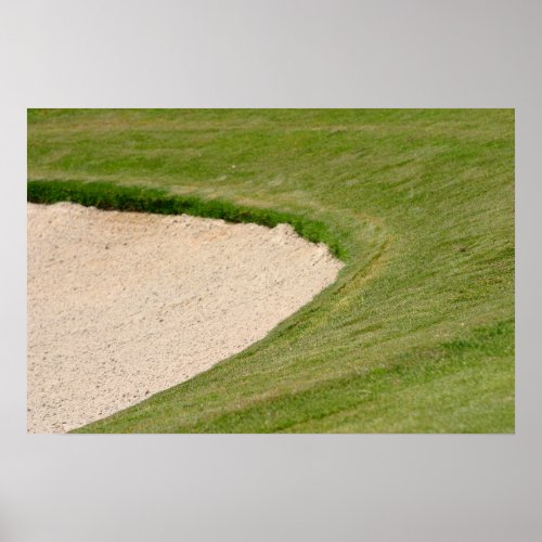 Golf Bunker Poster