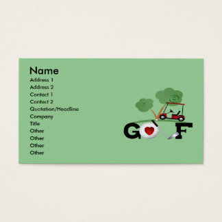 Golf Business Card