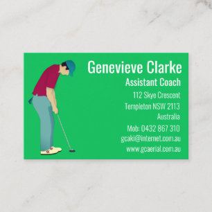 Golf Business Card