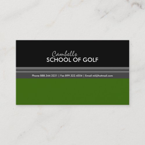 Golf  Business Card