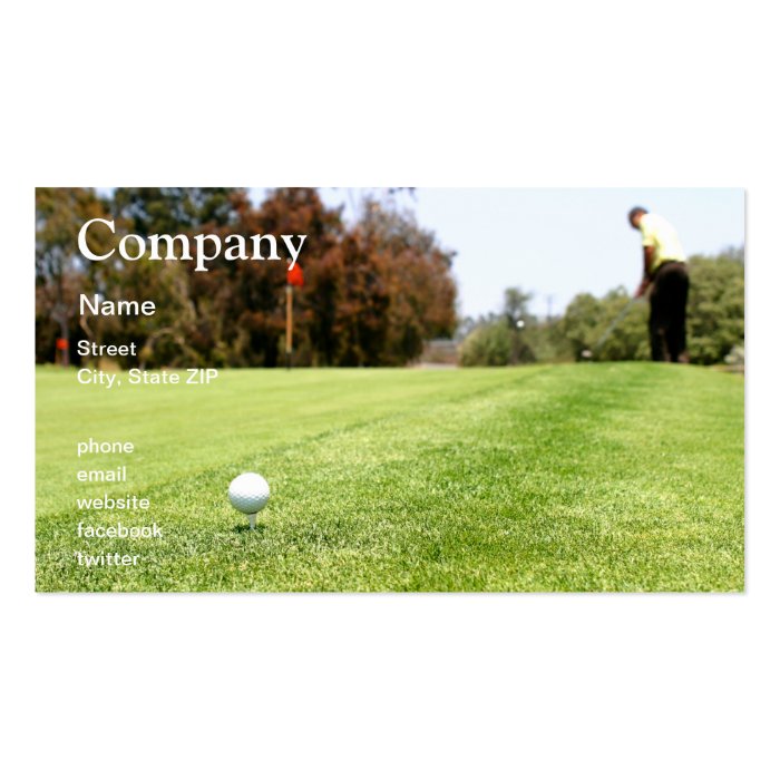 Golf Business Card