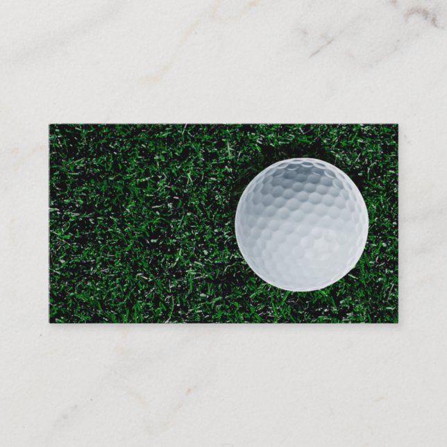 Golf business card design (Front)