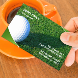 Golf Business Card Template