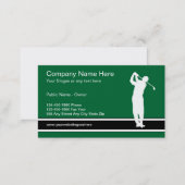 Golf Business Card Template (Front/Back)