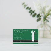Golf Business Card Template (Standing Front)