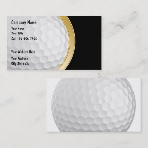 Golf Business Cards