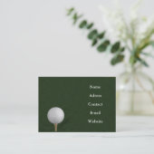 golf business cards (Standing Front)