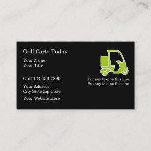 Golf Business Cards