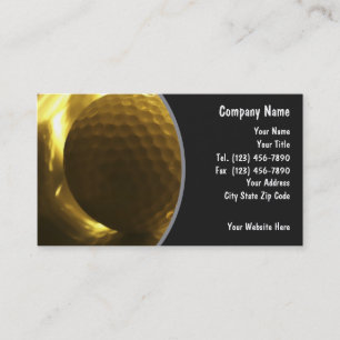 Golf Business Cards