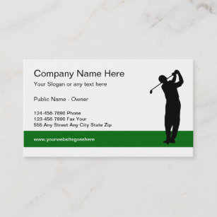 Golf Business Classic Business Cards