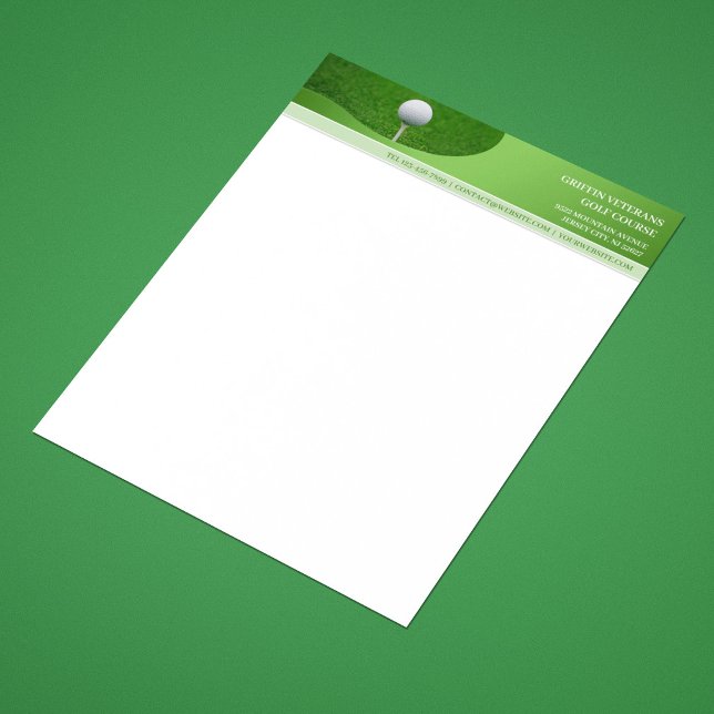 Golf Business Letterhead Template (Creator Uploaded)