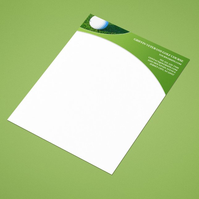 Golf Business Letterhead Template (Creator Uploaded)