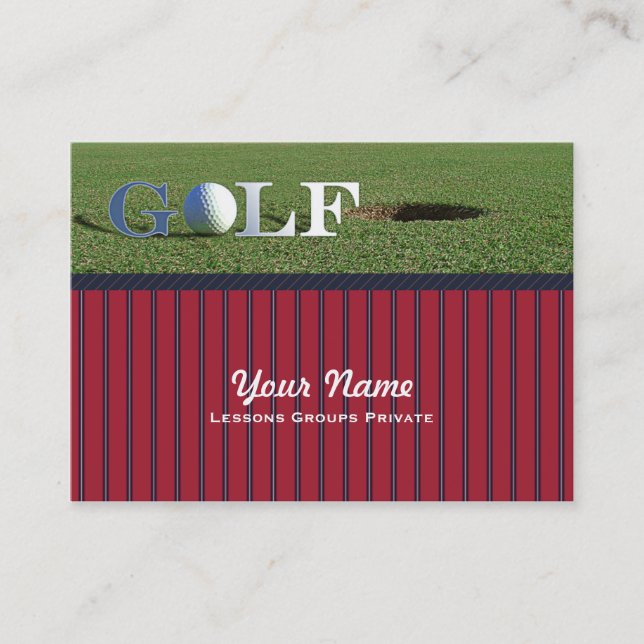 Golf - Business-, Schedule Card (Front)