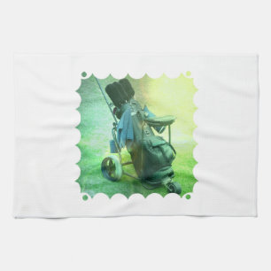 Golf Caddie Kitchen Towel