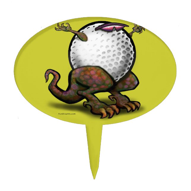Golf Cake Topper (Front)
