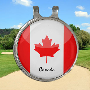 Golf Canada & Canadian Flag Hat clip /Ball Marker